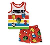 Pigiama bambino Marvel Avengers canotta e pantalone corto estivo in cotone 6182