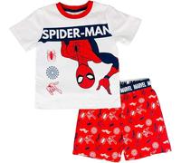 Pigiama bambino Marvel Spiderman t-shirt e pantaloncino in cotone stampato 2818