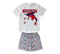 Pigiama bambino Marvel Spiderman t-shirt e pantaloncino in cotone stampato 5373