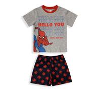 Pigiama bambino Marvel Spiderman t-shirt e pantaloncino in cotone stampato 6028
