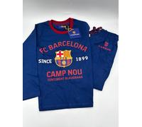 PIGIAMA BAMBINO RAGAZZO CALDO COTONE MANICA LUNGA AZNAR INNOVA FC BARCELONA 5492
