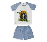 Pigiama bambino Shrek t-shirt e pantaloncino in cotone stampato 5499
