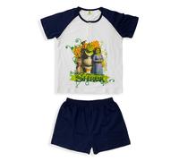 Pigiama bambino Shrek t-shirt e pantaloncino in cotone stampato 5499