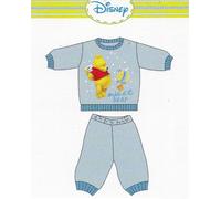 Pigiama bimba - bimbo. Maniche lunghe. Caldo cotone. DISNEY baby, WINNIE WD10683
