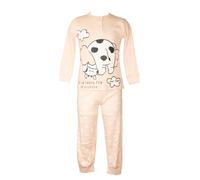 Pigiama bimba CRAZY FARM bambina baby interlock invernale manica lunga collo ser