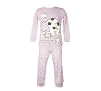 Pigiama bimba CRAZY FARM bambina baby interlock invernale manica lunga collo ser