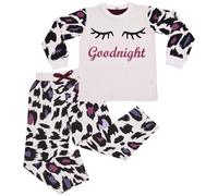 Pigiama Buonanotte Per Bambini Bianco 2 Pezzi Leopardo Set Pigiama Per Ragazze
