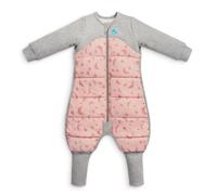 Pigiama caldo Love To Dream, 12-24 mesi, Rosa antico, 2,5 Tog per temperature fresche (16-20°C), Coperta e trapunta indossabile a maniche lunghe, Cotone lavabile in lavatrice, 2 cerniere per un facile
