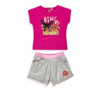 Pigiama corto bambina Bing completo t-shirt e pantaloncino in cotone 5202