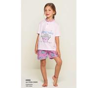 Pigiama corto da bambina in jersey di cotone Gary U25055-35055