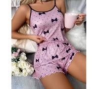 Pigiama corto da donna BO-30590 - Rosa / XXL KP30590