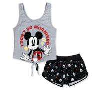 Pigiama corto donna Disney Mickey Mouse canotta e short in cotone estivo 6185