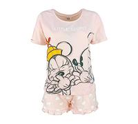 Pigiama Corto Donna Disney Mickey Mouse t-Shirt e Pantaloncino in Cotone 5364