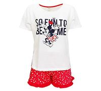 Pigiama corto donna Disney Minnie Mouse t-shirt e pantaloncino in cotone 5186