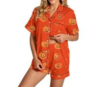 Pigiama Corto Donna - Elegante Comodo Completo Composto da Maglia e Pantaloni Ideale per Notti rilassanti e Un Sonno Confortevole