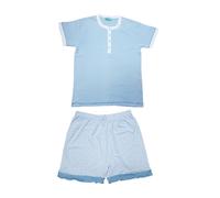 Pigiama corto estivo Donna Mod. Serafino Mezza Manica100% Cotone MARISTELLA 5368