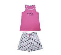 Pigiama corto estivo Donna Spalla Larga 100% Cotone MARISTELLA 5327