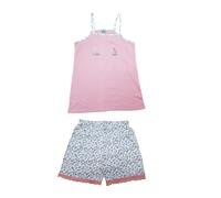 Pigiama corto estivo Donna Spalla Stretta 100% Cotone MARISTELLA 5324