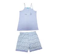 Pigiama corto estivo Donna Spalla Stretta 100% Cotone MARISTELLA 5324