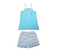Pigiama corto estivo Donna Spalla Stretta 100% Cotone MARISTELLA 5324