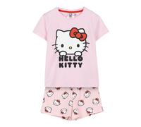 PIGIAMA CORTO ESTIVO HELLO KITTY T-SHIRT E PANTALONCINI SHORTS IN COTONE - 2657