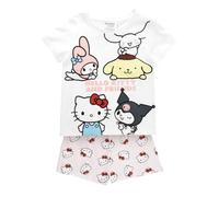 Pigiama corto Hello Kitty bambino e ragazza per estate - Pigiama corto Hello Kitty a due pezzi, Hello Kitty, 12 anni