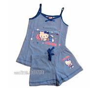 Pigiama Corto Hello Kitty Da 4-9 Anni Jeans Sanrio Gabel