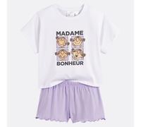 Pigiama corto Madame Monsieur Bianco 6 anni - 114 cm