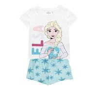 Pigiama Corto Marvel per Ragazzi e Ragazze, Set Pigiama Estivo 2 Pezzi a Maniche Corte e Pantaloncini, Abbigliamento da Notte per Bambini, Morbido e Traspirante, 3 Anni, Frozen, 8 Anni