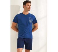 PIGIAMA CORTO UOMO IL GRANCHIO ESTIVO COTONE COMPLETO FUORI ACQUA SPORTIVO