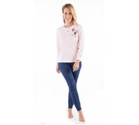 pigiama cotone jersey serafino Rosa
