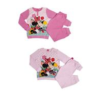Pigiama da bambina in jersey di CALDO cotone Disney Minnie MIN1509