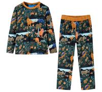 Pigiama da Bambino a Maniche Lunghe Verde Scuro 92