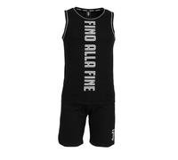 Pigiama da bambino Juventus JU15077 estivo nero