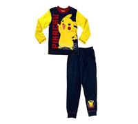 Pigiama da bambino, motivo: Pokemon, 2 pezzi, età 5-12 anni, Blu, 11-12 Years