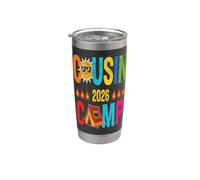 Pigiama da cugino Camp 2026 per bambini e ragazze, regalo coordinato Bicchiere termico in acciaio inox doppia parete