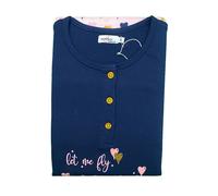 PIGIAMA DA DONNA 100% CALDO COTONE ARCTE INVERNALE MAGLIA E PANTALONE LUNGO