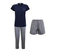 Pigiama da Donna 100% Cotone DeFonseca Art. 7302 Blu L