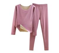 Pigiama da donna a maniche lunghe, pantaloni da salotto per le donne Uk Autunno/Inverno Plus Pigiama in velluto Set da 2 pezzi Top girocollo e pantaloni elasticizzati Comodo caldo Homewear
