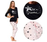 Pigiama da donna MORAJ 5300-005 pigiama lungo pantalone pigiama in cotone 2...