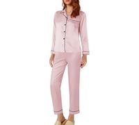 Pigiama da donna Set per la casa per le donne Pigiama da notte da donna Cappotti da casa Set pigiama a maniche lunghe Set da salotto da donna Pjs Sleepwear da donna Pigiama Homewear Abbigliamento da