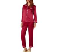 Pigiama da donna Set per la casa per le donne Pigiama da notte da donna Cappotti da casa Set pigiama a maniche lunghe Set da salotto da donna Pjs Sleepwear da donna Pigiama Homewear Abbigliamento da