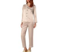 Pigiama da donna Set per la casa per le donne Pigiama da notte da donna Cappotti da casa Set pigiama a maniche lunghe Set da salotto da donna Pjs Sleepwear da donna Pigiama Homewear Abbigliamento da