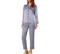 Pigiama da donna Set per la casa per le donne Pigiama da notte da donna Cappotti da casa Set pigiama a maniche lunghe Set da salotto da donna Pjs Sleepwear da donna Pigiama Homewear Abbigliamento da