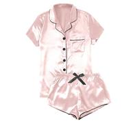 Pigiama da donna Set pigiama da donna in cotone a maniche corte da donna loungewear top pigiama per le donne Regno Unito comodo pigiama da donna abbigliamento da notte abiti per il tempo libero set