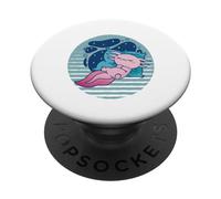 Pigiama da notte Axolotl Amante della salamandra messicana PopSockets PopGrip Adesivo