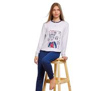 Pigiama da ragazza in CALDO cotone Il Granchietto GP7119