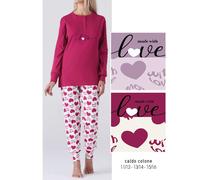 Pigiama da ragazza in caldo jersey di cotone Karelpiu' KF7046