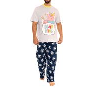 Pigiama da Uomo di papà Peppa Pig Grigio S