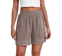 Pigiama da uomo pantaloncini da uomo abbigliamento casual seduto per l'uso quotidiano. Perfetto per attività in primavera, estate ideale con sandali per un comodo relax.Pantaloncini uomo Jack, marrone